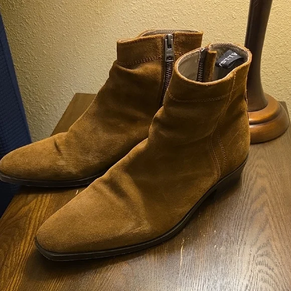 All Saints | Shoes | All Saints Brown Suede Mens Boots Size  display picture 2